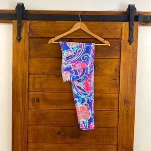 Lilly Pulitzer Luxletic jellies be jammin yoga pants leggings sz M